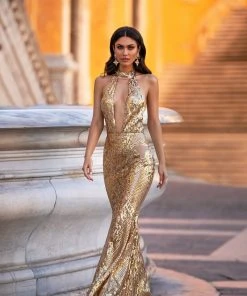 Alamour The Label PROM & FORMAL Nicola - Gold