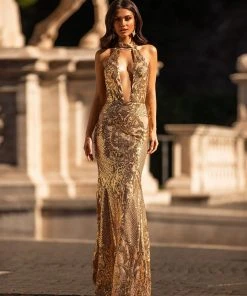 Alamour The Label PROM & FORMAL Nicola - Gold
