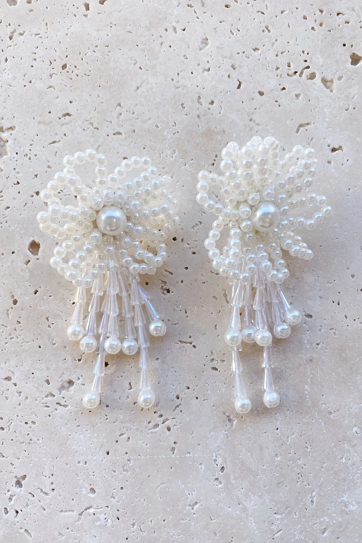 Alamour The Label Evie Pearl Flower Statement Earrings 7 Alamour The Label Evie Pearl Flower Statement Earrings