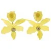 Alamour The Label Luna Yellow Flower Earrings