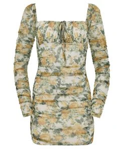 Alamour The Label Fleur Mini Long Sleeve Dress