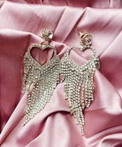 Alamour The Label Latika Rose Gold Drop Earrings