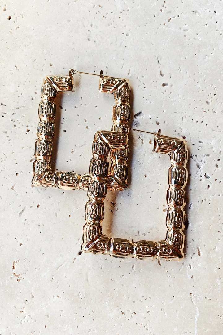 Alamour The Label Lais Textured Gold Earrings 2 Alamour The Label Lais Textured Gold Earrings