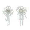 Alamour The Label Evie Pearl Flower Statement Earrings