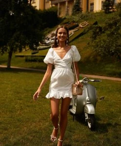 Alamour The Label Andrey Mini - White DRESSES