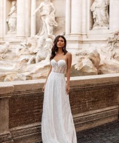 Alamour The Label A-Line Gowns Ravena - White