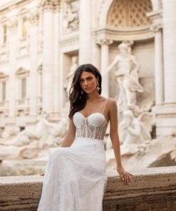 Alamour The Label A-Line Gowns Ravena - White