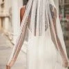 Alamour Made-To-Order Bridal Gowns Pearl Veil