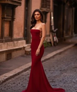 Alamour The Label Halina - Wine Red