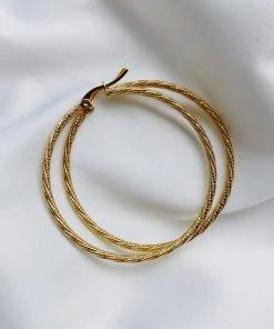 Alamour The Label Calliso Gold Hoop Earrings