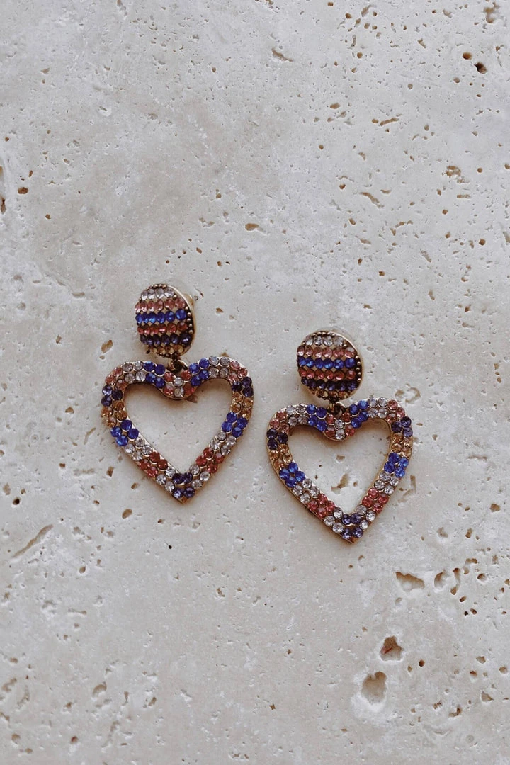 Alamour The Label Zaniya Multi Coloured Heart Earrings 4 Alamour The Label Zaniya Multi Coloured Heart Earrings