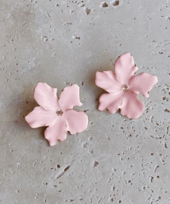 Alamour The Label Akira Pink Flower Stud Earrings 10 Alamour The Label Akira Pink Flower Stud Earrings