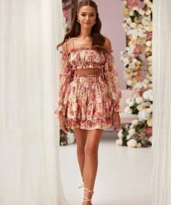 Alamour The Label COCKTAIL Shailee Flare Skirt Set