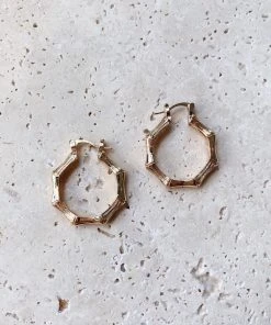 Alamour The Label Farah Gold Hoop Earrings