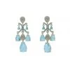 Alamour The Label Yoven Baby Blue Drop Earrings