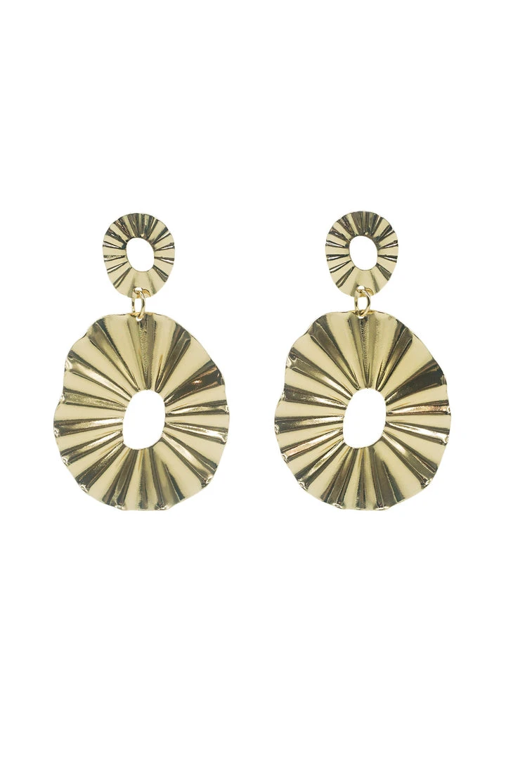 Alamour The Label Maia Circle Foil Earring 1 Alamour The Label Maia Circle Foil Earring