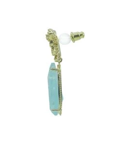 Alamour The Label Lulu Baby Blue Drop Butterfly Earrings