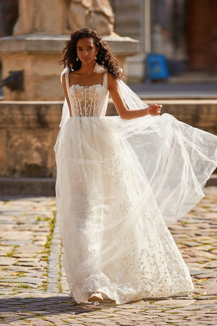 Alamour Made-To-Order A-Line Gowns Cyrene Gown 4 Alamour Made-To-Order A-Line Gowns Cyrene Gown