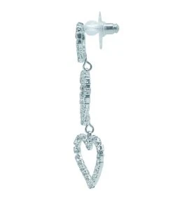 Alamour The Label Eleora Silver Multi Heart Earrings 5 Alamour The Label Eleora Silver Multi Heart Earrings