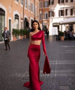 Alamour The Label BACK IN STOCK Miya - Wine Red