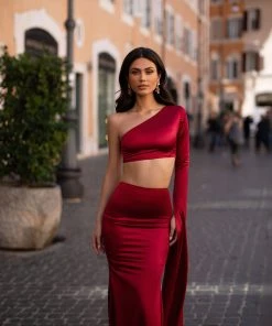 Alamour The Label BACK IN STOCK Miya - Wine Red