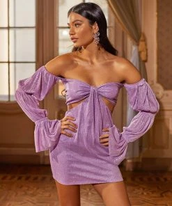 Alamour The Label Dilara Mini Dress COCKTAIL