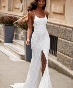 Alamour Made-To-Order PROM & FORMAL Zerlina - White