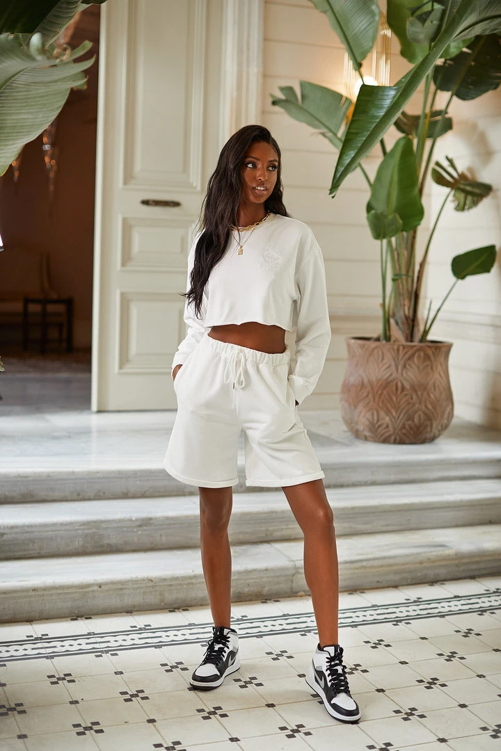 Alamour The Label Gigi Shorts - Ivory SETS 1 Alamour The Label Gigi Shorts - Ivory SETS