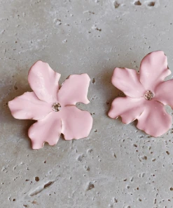 Alamour The Label Akira Pink Flower Stud Earrings 11 Alamour The Label Akira Pink Flower Stud Earrings