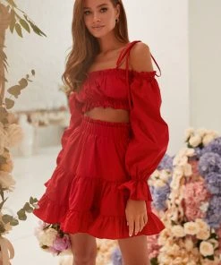 Alamour The Label Adella Set - Red