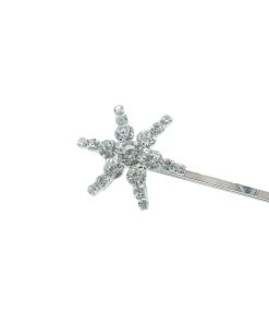 Alamour The Label Silver Star Diamante Hair Pin Hair Accessories