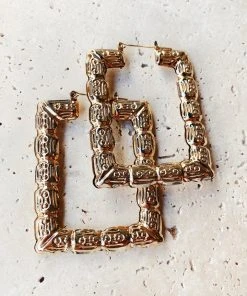 Alamour The Label Lais Textured Gold Earrings 5 Alamour The Label Lais Textured Gold Earrings