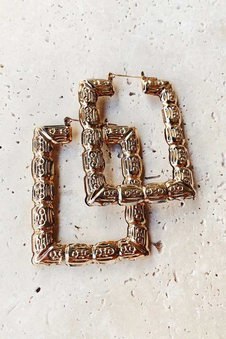 Alamour The Label Lais Textured Gold Earrings 3 Alamour The Label Lais Textured Gold Earrings