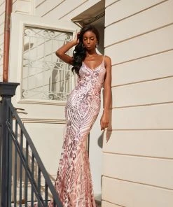 Alamour Made-To-Order PROM & FORMAL Mariana - Pink