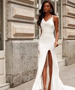 Alamour Made-To-Order Deja - White PROM & FORMAL