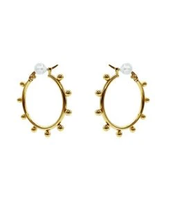 Alamour The Label Melia Gold Hoop Earrings