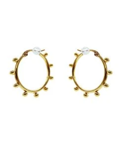 Alamour The Label Melia Gold Hoop Earrings