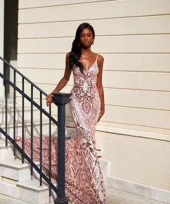 Alamour Made-To-Order PROM & FORMAL Mariana - Pink