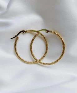 Alamour The Label Calliso Gold Hoop Earrings 7 Alamour The Label Calliso Gold Hoop Earrings