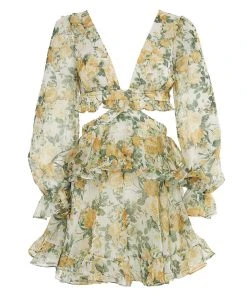 Alamour The Label DRESSES Fleur Cut Out Mini Dress