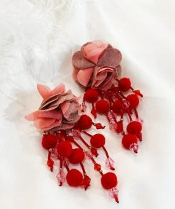 Alamour The Label Shailee Multicoloured Flower Drop Earrings NEW ARRIVALS 12 Alamour The Label Shailee Multicoloured Flower Drop Earrings NEW ARRIVALS