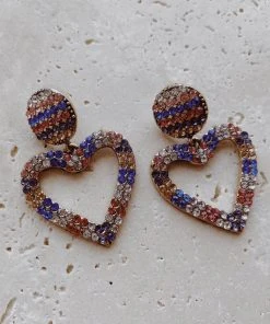 Alamour The Label Zaniya Multi Coloured Heart Earrings 11 Alamour The Label Zaniya Multi Coloured Heart Earrings