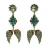 Alamour The Label Zabrina Multi Crystal Statement Earrings
