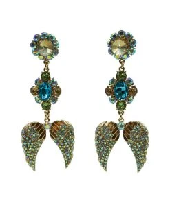 Alamour The Label Zabrina Multi Crystal Statement Earrings