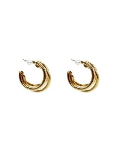 Alamour The Label Marta Gold Hoop Earrings 8 Alamour The Label Marta Gold Hoop Earrings