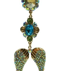 Alamour The Label Zabrina Multi Crystal Statement Earrings