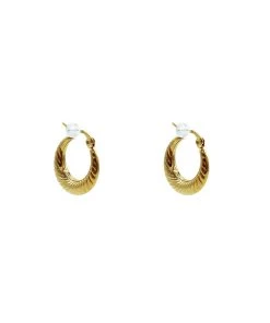 Alamour The Label Louisa Gold Hoop Earrings