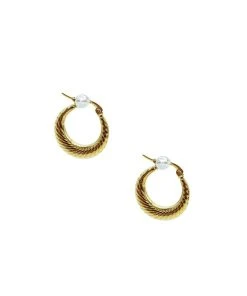 Alamour The Label Louisa Gold Hoop Earrings
