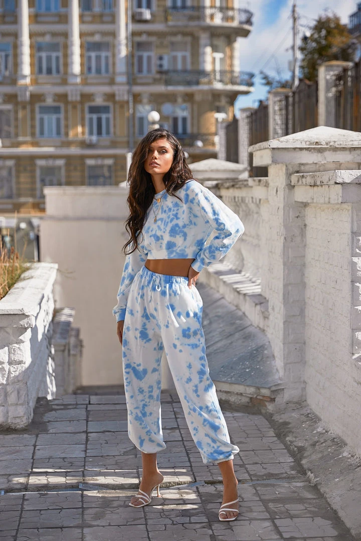 Alamour The Label Cara Sweatshirt - Sky Blue TOPS 7 Alamour The Label Cara Sweatshirt - Sky Blue TOPS