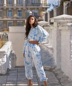 Alamour The Label Cara Joggers - Sky Blue